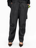 Pantalón traje lana upcycling